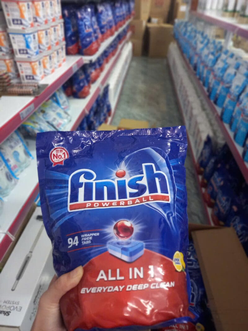 VIÊN RỬA BÁT FINISH NHẬT 150 Viên