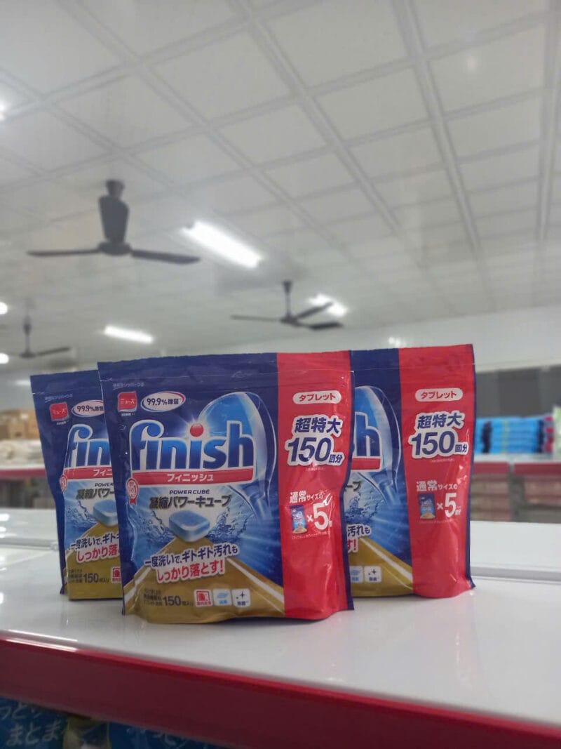 VIÊN RỬA BÁT FINISH NHẬT 150 Viên