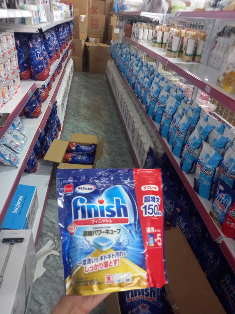 VIÊN RỬA BÁT FINISH NHẬT 150 Viên