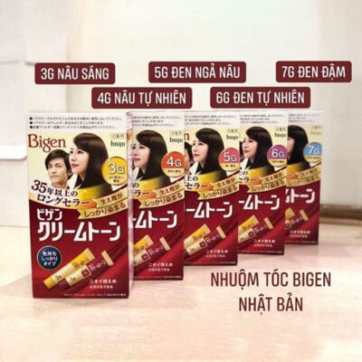 THUỐC NHUỘM TÓC PHỦ BẠC BIGEN NHẬT BẢN